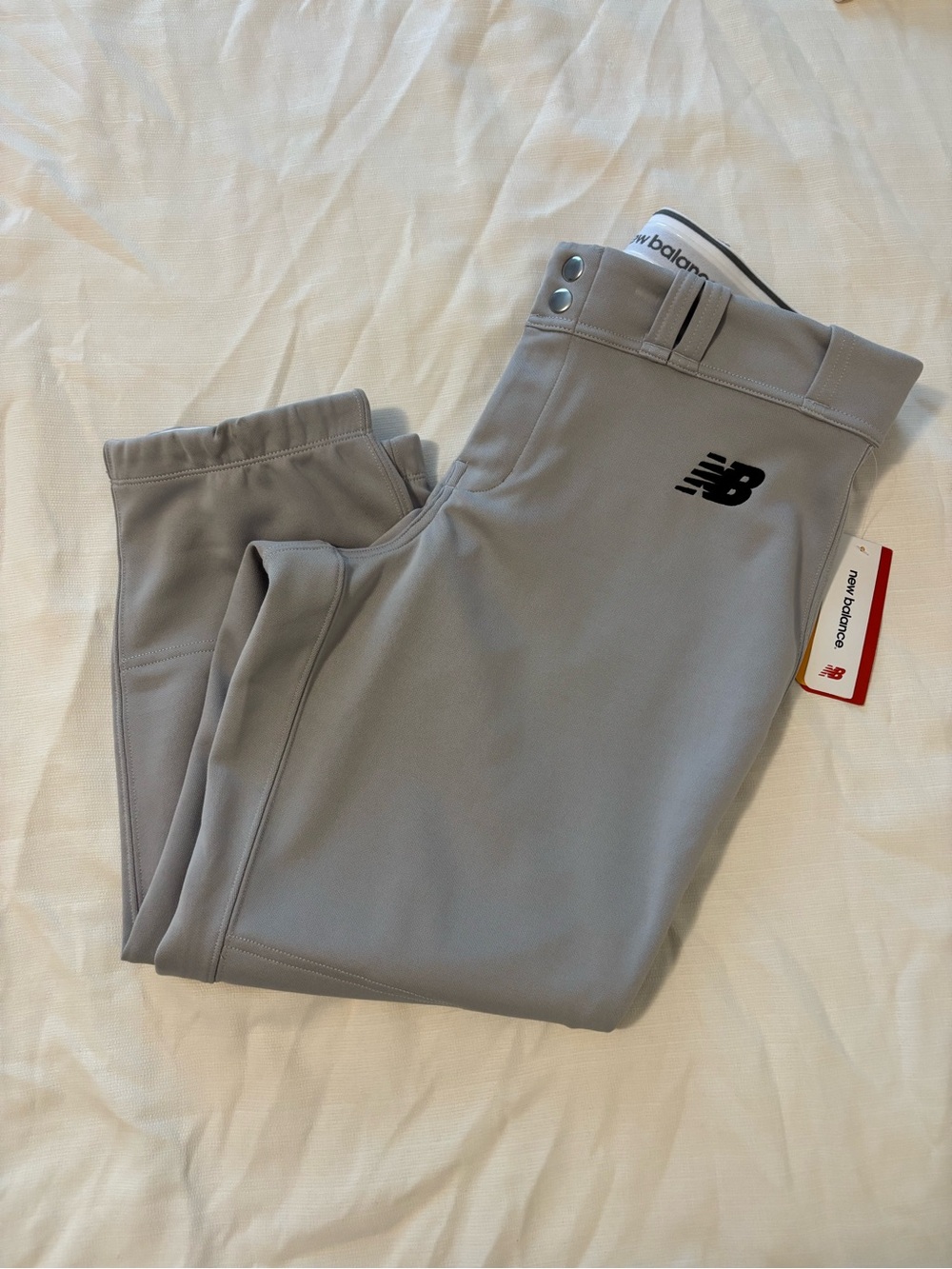 New Balance Kids Light Gray Athletic Leggings